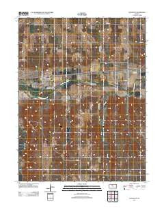 Woodston Kansas Historical topographic map, 1:24000 scale, 7.5 X 7.5 Minute, Year 2012