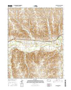 Woodston NW Kansas Current topographic map, 1:24000 scale, 7.5 X 7.5 Minute, Year 2015