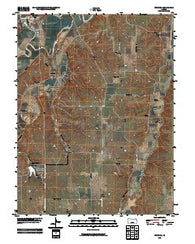 Wreford Kansas Historical topographic map, 1:24000 scale, 7.5 X 7.5 Minute, Year 2009