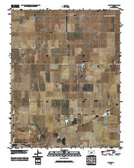 Wright Kansas Historical topographic map, 1:24000 scale, 7.5 X 7.5 Minute, Year 2010