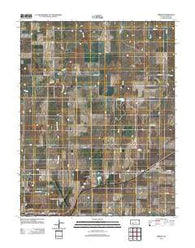 Wright Kansas Historical topographic map, 1:24000 scale, 7.5 X 7.5 Minute, Year 2012