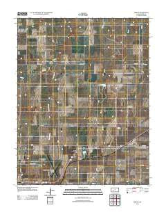 Wright Kansas Historical topographic map, 1:24000 scale, 7.5 X 7.5 Minute, Year 2012