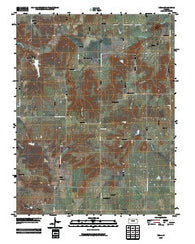 Xenia Kansas Historical topographic map, 1:24000 scale, 7.5 X 7.5 Minute, Year 2009