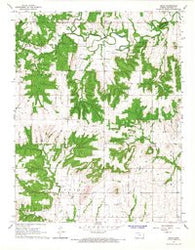 Xenia Kansas Historical topographic map, 1:24000 scale, 7.5 X 7.5 Minute, Year 1966