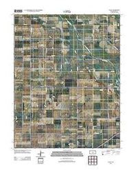 Yaggy Kansas Historical topographic map, 1:24000 scale, 7.5 X 7.5 Minute, Year 2012