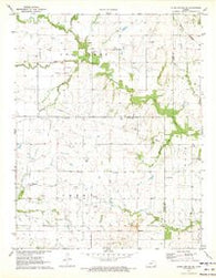 Yates Center SE Kansas Historical topographic map, 1:24000 scale, 7.5 X 7.5 Minute, Year 1971