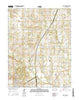 Yates Center Kansas Current topographic map, 1:24000 scale, 7.5 X 7.5 Minute, Year 2015