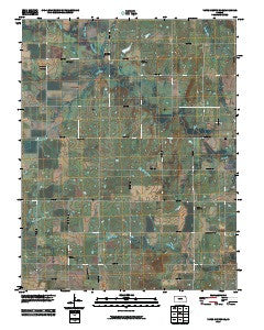 Yates Center SE Kansas Historical topographic map, 1:24000 scale, 7.5 X 7.5 Minute, Year 2010