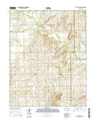 Yates Center SE Kansas Current topographic map, 1:24000 scale, 7.5 X 7.5 Minute, Year 2015