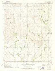 Zenda SE Kansas Historical topographic map, 1:24000 scale, 7.5 X 7.5 Minute, Year 1973
