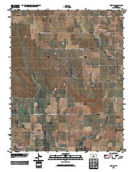 Zenda SE Kansas Historical topographic map, 1:24000 scale, 7.5 X 7.5 Minute, Year 2009