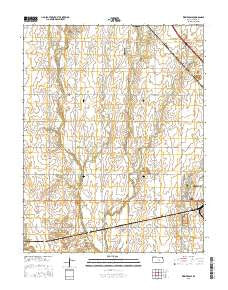 Zimmerdale Kansas Current topographic map, 1:24000 scale, 7.5 X 7.5 Minute, Year 2015
