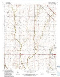 Zimmerdale Kansas Historical topographic map, 1:24000 scale, 7.5 X 7.5 Minute, Year 1989