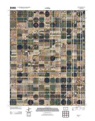 Zook Kansas Historical topographic map, 1:24000 scale, 7.5 X 7.5 Minute, Year 2012