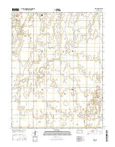 Zook Kansas Current topographic map, 1:24000 scale, 7.5 X 7.5 Minute, Year 2016