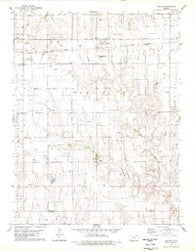Zurich Kansas Historical topographic map, 1:24000 scale, 7.5 X 7.5 Minute, Year 1978