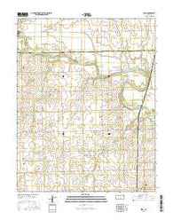 Zyba Kansas Current topographic map, 1:24000 scale, 7.5 X 7.5 Minute, Year 2015