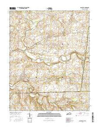 Adairville Kentucky Current topographic map, 1:24000 scale, 7.5 X 7.5 Minute, Year 2016