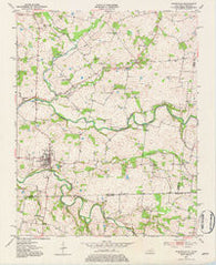 Adairville Kentucky Historical topographic map, 1:24000 scale, 7.5 X 7.5 Minute, Year 1951