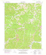Adams Kentucky Historical topographic map, 1:24000 scale, 7.5 X 7.5 Minute, Year 1971