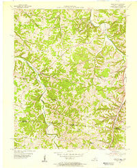 Adolphus Kentucky Historical topographic map, 1:24000 scale, 7.5 X 7.5 Minute, Year 1954