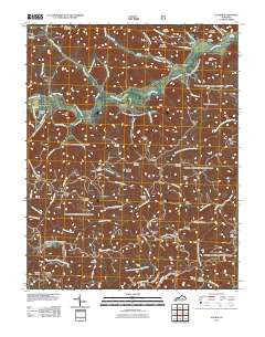 Alcorn Kentucky Historical topographic map, 1:24000 scale, 7.5 X 7.5 Minute, Year 2011