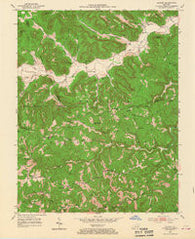 Alcorn Kentucky Historical topographic map, 1:24000 scale, 7.5 X 7.5 Minute, Year 1952