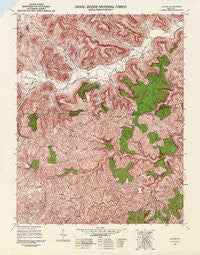 Alcorn Kentucky Historical topographic map, 1:24000 scale, 7.5 X 7.5 Minute, Year 1952