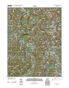 Alexandria Kentucky Historical topographic map, 1:24000 scale, 7.5 X 7.5 Minute, Year 2013