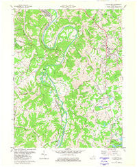 Alexandria Kentucky Historical topographic map, 1:24000 scale, 7.5 X 7.5 Minute, Year 1981