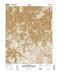 Allegre Kentucky Current topographic map, 1:24000 scale, 7.5 X 7.5 Minute, Year 2016