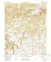 Allegre Kentucky Historical topographic map, 1:24000 scale, 7.5 X 7.5 Minute, Year 1952