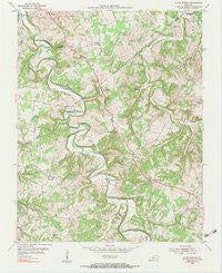 Allen Springs Kentucky Historical topographic map, 1:24000 scale, 7.5 X 7.5 Minute, Year 1954