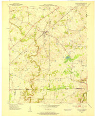 Allensville Kentucky Historical topographic map, 1:24000 scale, 7.5 X 7.5 Minute, Year 1950