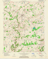 Allensville Kentucky Historical topographic map, 1:24000 scale, 7.5 X 7.5 Minute, Year 1950