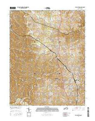 Alton Station Kentucky Current topographic map, 1:24000 scale, 7.5 X 7.5 Minute, Year 2016