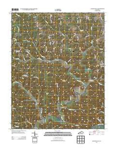 Amandaville Kentucky Historical topographic map, 1:24000 scale, 7.5 X 7.5 Minute, Year 2013