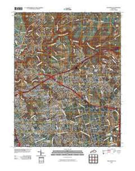 Anchorage Kentucky Historical topographic map, 1:24000 scale, 7.5 X 7.5 Minute, Year 2010