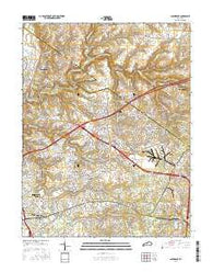 Anchorage Kentucky Current topographic map, 1:24000 scale, 7.5 X 7.5 Minute, Year 2016