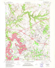 Anchorage Kentucky Historical topographic map, 1:24000 scale, 7.5 X 7.5 Minute, Year 1981
