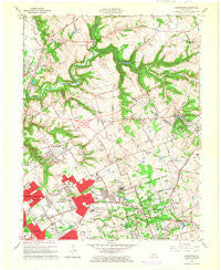 Anchorage Kentucky Historical topographic map, 1:24000 scale, 7.5 X 7.5 Minute, Year 1965