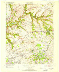 Anchorage Kentucky Historical topographic map, 1:24000 scale, 7.5 X 7.5 Minute, Year 1955