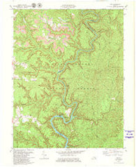 Ano Kentucky Historical topographic map, 1:24000 scale, 7.5 X 7.5 Minute, Year 1979
