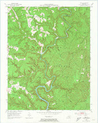 Ano Kentucky Historical topographic map, 1:24000 scale, 7.5 X 7.5 Minute, Year 1952