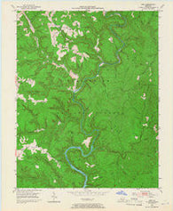 Ano Kentucky Historical topographic map, 1:24000 scale, 7.5 X 7.5 Minute, Year 1952
