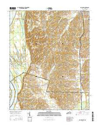Arlington Kentucky Current topographic map, 1:24000 scale, 7.5 X 7.5 Minute, Year 2016