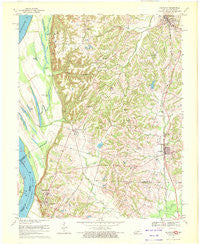 Arlington Kentucky Historical topographic map, 1:24000 scale, 7.5 X 7.5 Minute, Year 1970