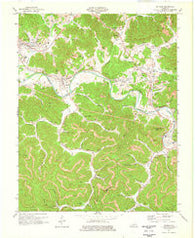 Artemus Kentucky Historical topographic map, 1:24000 scale, 7.5 X 7.5 Minute, Year 1974