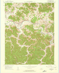 Artemus Kentucky Historical topographic map, 1:24000 scale, 7.5 X 7.5 Minute, Year 1952
