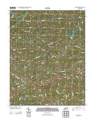 Ashbrook Kentucky Historical topographic map, 1:24000 scale, 7.5 X 7.5 Minute, Year 2013